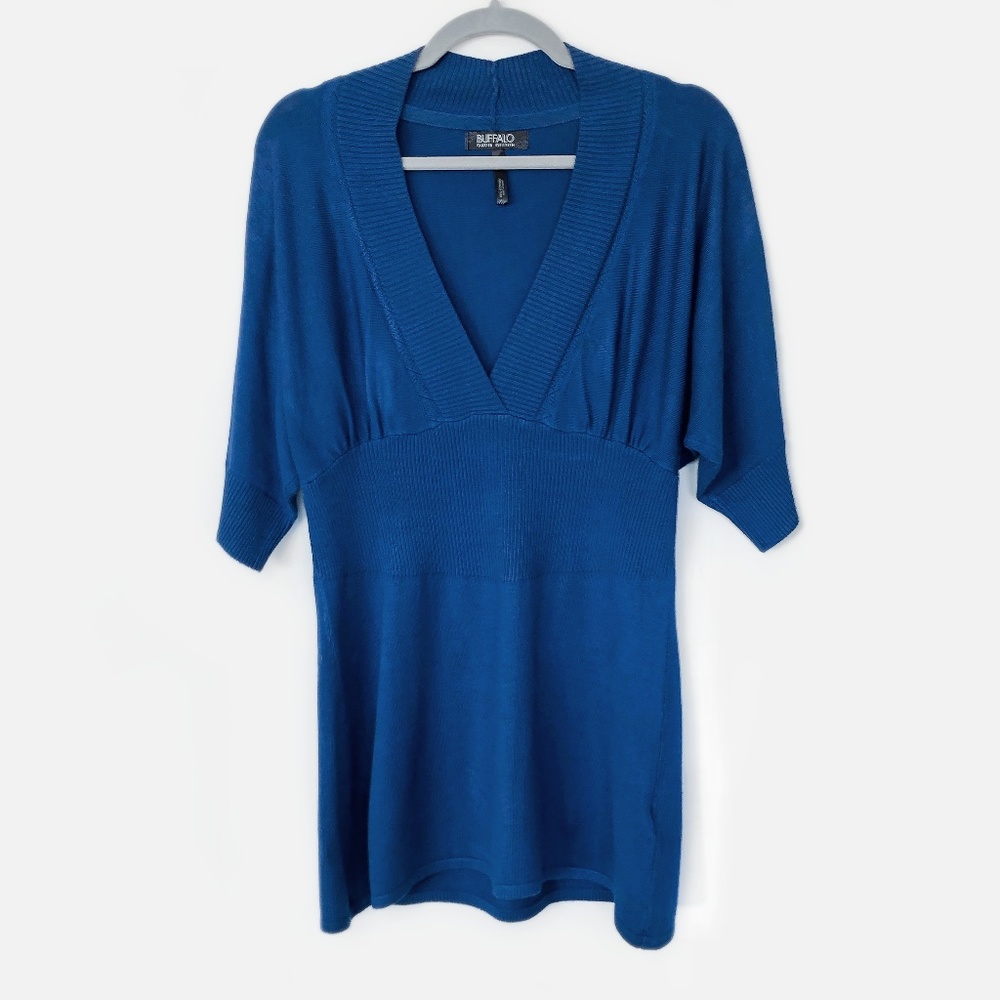 Buffalo David Bitton Cobalt Blue Sweater